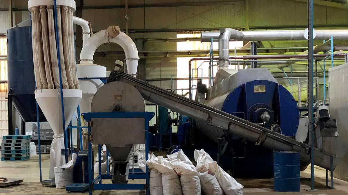 continuous Industrial sludge dryer production line